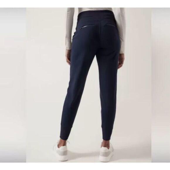 ✨Athleta Venice HIGH RISE Navy Sz Large Jogger✨ - Picture 4 of 9